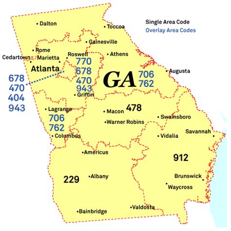 georgia country code phone number